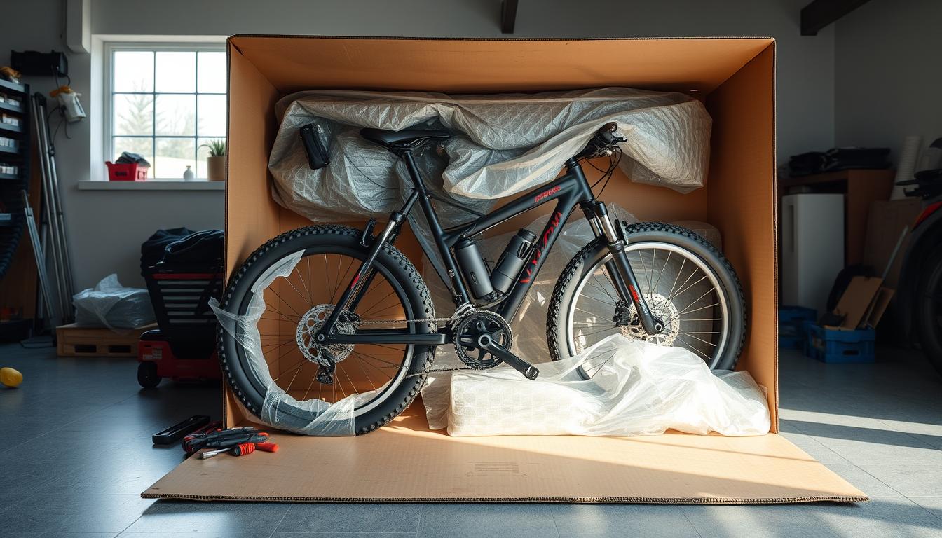 How do I prepare my bike for transport